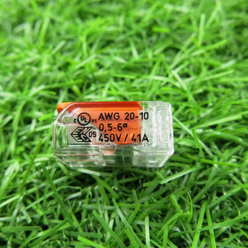 Wago 221-612 Lever-Nuts 10AWG 2 Conductor Compact Wire Connectors